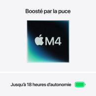 Apple MacBook Air M4 13 pouces Minuit 16Go/256 Go - ZON