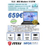 15.6 - MSI Modern 15 B7M - ZON
