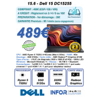15.6 - DELL 15 DC15255 - DELL