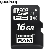 Carte Mémoire Goodram microSDHC (16Go) Class 10 UHS-I -  M1AA-0160R12 - MOB