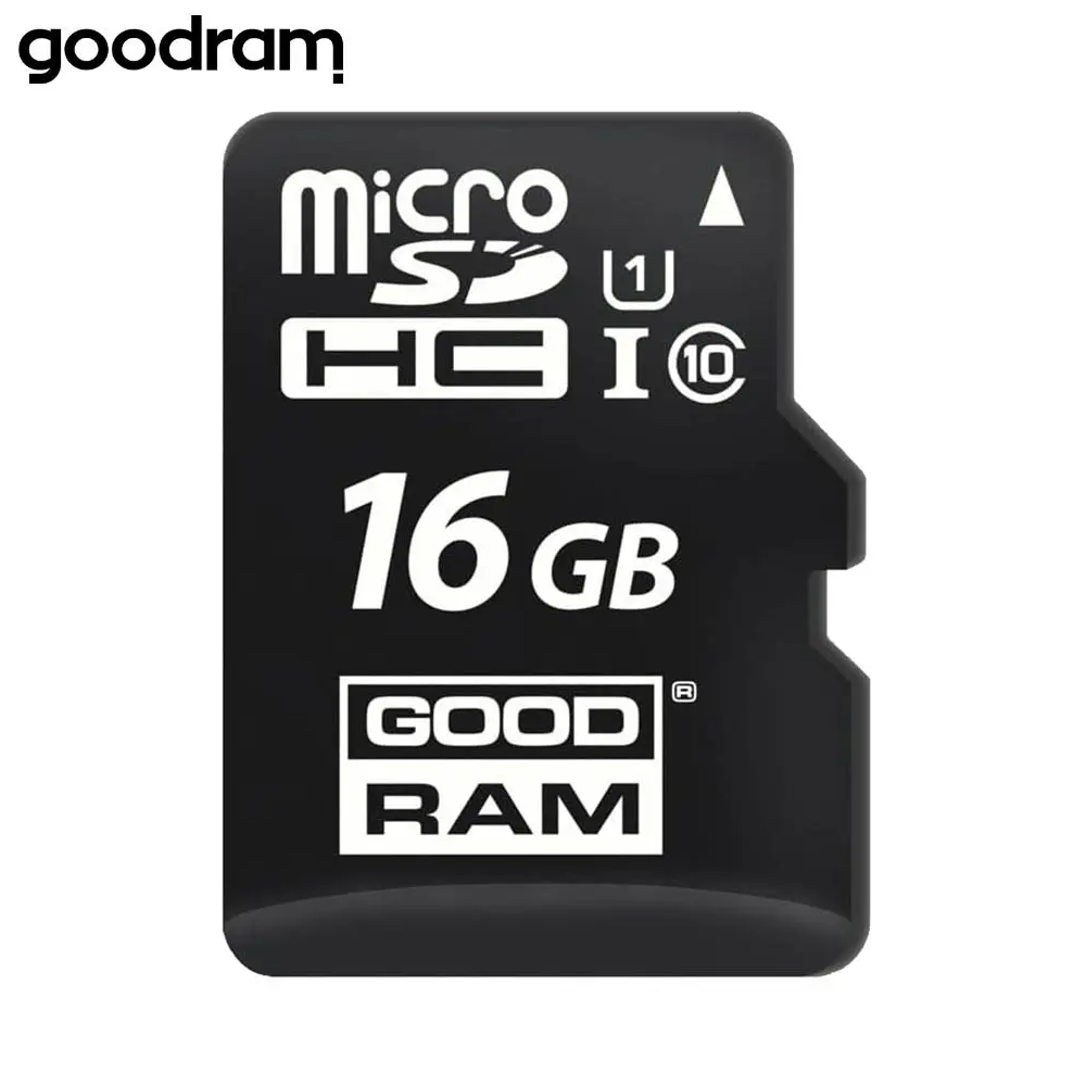 Carte Mémoire Goodram microSDHC (16Go) Class 10 UHS-I -  M1AA-0160R12 - MOB