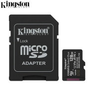 Carte Mémoire Kingston microSDXC (128Go) Canvas Select Plus 150MB/s +Adaptateur - SDCS3/128GB