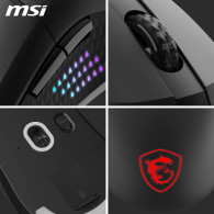 MSI Versa 300 ELITE Wireless Gaming - Noir - 1FO