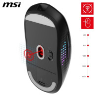 MSI Versa 300 ELITE Wireless Gaming - Noir - 1FO