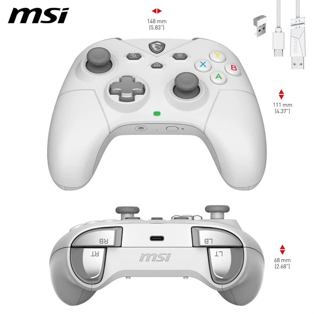 MSI FORCE GC300W Wireless (Blanc) - ACA