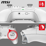 MSI FORCE GC300W Wireless (Blanc) - ACA