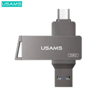 256Go - Clé USB Usams USB-C + USB 3.0 - US-ZB202 - Noir - MOB