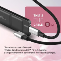 Disque SSD externe Silicon Power PX10 - 1To (Noir) - SP010TBPSDPX10CK - 1FO