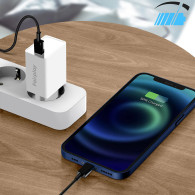 Chargeur Secteur USB FAIRPLAY 12W Charge Rapide Blanc - UTO