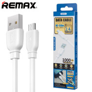 Câble 1M Micro USB Remax RC-138M (2.4A - Blanc) - LCDP