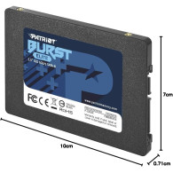 240Go - SSD Patriot Burst Elite 240Go - S-ATA 2,5" - PBE240GS25SSDR - 1FO