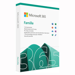 Microsoft Office Famille 365 (1an / 6 utilisateurs)