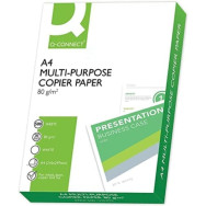 Ramette de 500 feuilles Papier A4 Q-Connect (80g/m²) - KF01087 - 1FO