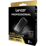 Disque SSD externe Lexar SL600 - 2To (Noir) - LSL600X002T-RNBNG | - 1FO