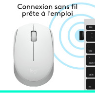 Logitech M171 Wireless Mouse blanc - 1FO