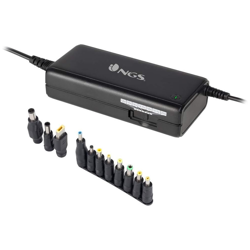 Chargeur universel NGS pour ordinateur portable 90W (11 embouts) NGS-ACCESORIOS-0150 - 1FO