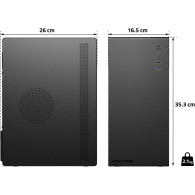 Boitier Mini Tour Micro ATX Advance Optima (Noir) + alimentation 350W - 8301B - 1FO