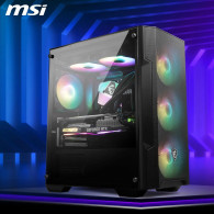 Boitier Mini Tour Micro-ATX MSI Mag Forge M100A RGB avec panneau vitré (Noir) 306-7G20A21-809 - 1FO