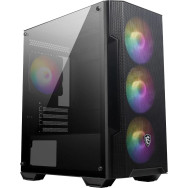 Boitier Mini Tour Micro-ATX MSI Mag Forge M100A RGB avec panneau vitré (Noir) 306-7G20A21-809 - 1FO