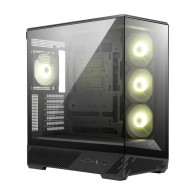 Boitier Moyen Tour ATX MSI Mag Pano 130R Project Zero RGB avec panneaux vitrés (Noir) MAG PANO 130R PZ - 1FO