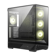 Boitier Moyen Tour ATX MSI Mag Pano 130R Project Zero RGB avec panneaux vitrés (Noir) MAG PANO 130R PZ - 1FO
