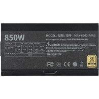 Alimentation ATX Cooler Master MWE Gold V3 - 850W (Noir) - MPX-8503-AFAG-2EBEU - 1FO