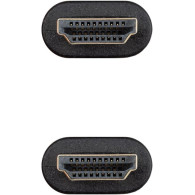 2m - HDMI 4K 2.0 Nanocable M/M (Noir) - 1FO