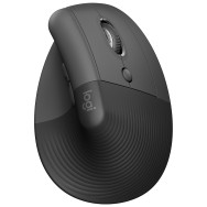 Logitech Lift (Graphite) - Souris sans fil ergonomique - ZON
