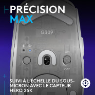 Logitech G G309 Lightspeed Blanc - ZON