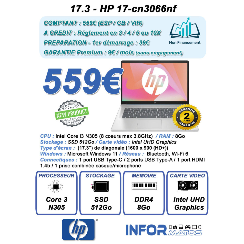 17.3 - HP 17-CN3066nf - DIS