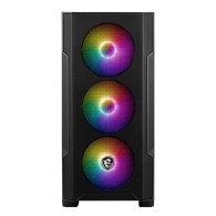 Boitier Moyen Tour ATX MSI Mag Forge M100R RGB avec panneau vitré (Noir) 306-7G20R21-809 - 1FO