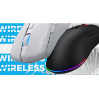 Souris sans fil Gamer Hator Pulsar 3 RGB (Noir) - HTM630 - 1FO