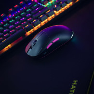 Souris sans fil Gamer Hator Quasar 3 Ultra 8K RGB (Noir) - HTM770 - 1FO