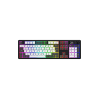Clavier Gamer sans fil mécanique (Hator Aurum Linear) Hator Skyfall 100 Pro RGB (Noir/Blanc) - HTK4100EU - 1FO