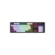 Clavier Gamer sans fil mécanique (Hator Aurum Linear) Hator Skyfall 100 Pro RGB (Noir/Blanc) - HTK4100EU - 1FO