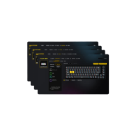 Clavier Gamer sans fil mécanique (Hator Aurum Linear) Hator Skyfall 100 Pro RGB (Noir/Blanc) - HTK4100EU - 1FO