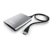 Disque Dur externe Verbatim Store'N'Go 3.0 - 2To (Argent) - 53189 - 1FO