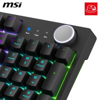 Clavier Gamer mécanique (Red Switch) MSI Forge GK320 RGB (Noir) - FORGE GK320 RED FR - 1FO