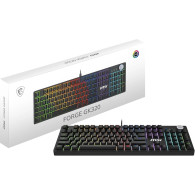 Clavier Gamer mécanique (Red Switch) MSI Forge GK320 RGB (Noir) - FORGE GK320 RED FR - 1FO