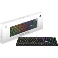Clavier Gamer mécanique (Red Switch) MSI Forge GK320 RGB (Noir) - FORGE GK320 RED FR - 1FO