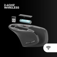 Souris sans fil ergonomique Mars Gaming MMW-ErgoPro (Noir) - MMWERGOPRO - 1FO