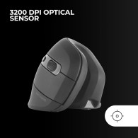 Souris sans fil ergonomique Mars Gaming MMW-ErgoPro (Noir) - MMWERGOPRO - 1FO