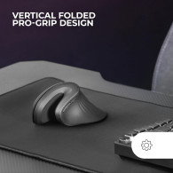 Souris sans fil ergonomique Mars Gaming MMW-ErgoPro (Noir) - MMWERGOPRO - 1FO
