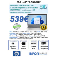 15.6 - HP 15-FC005SF - ZON
