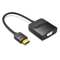 Convertisseur Vention HDMI vers VGA 0.15m (Noir) - ACPBB - 1FO