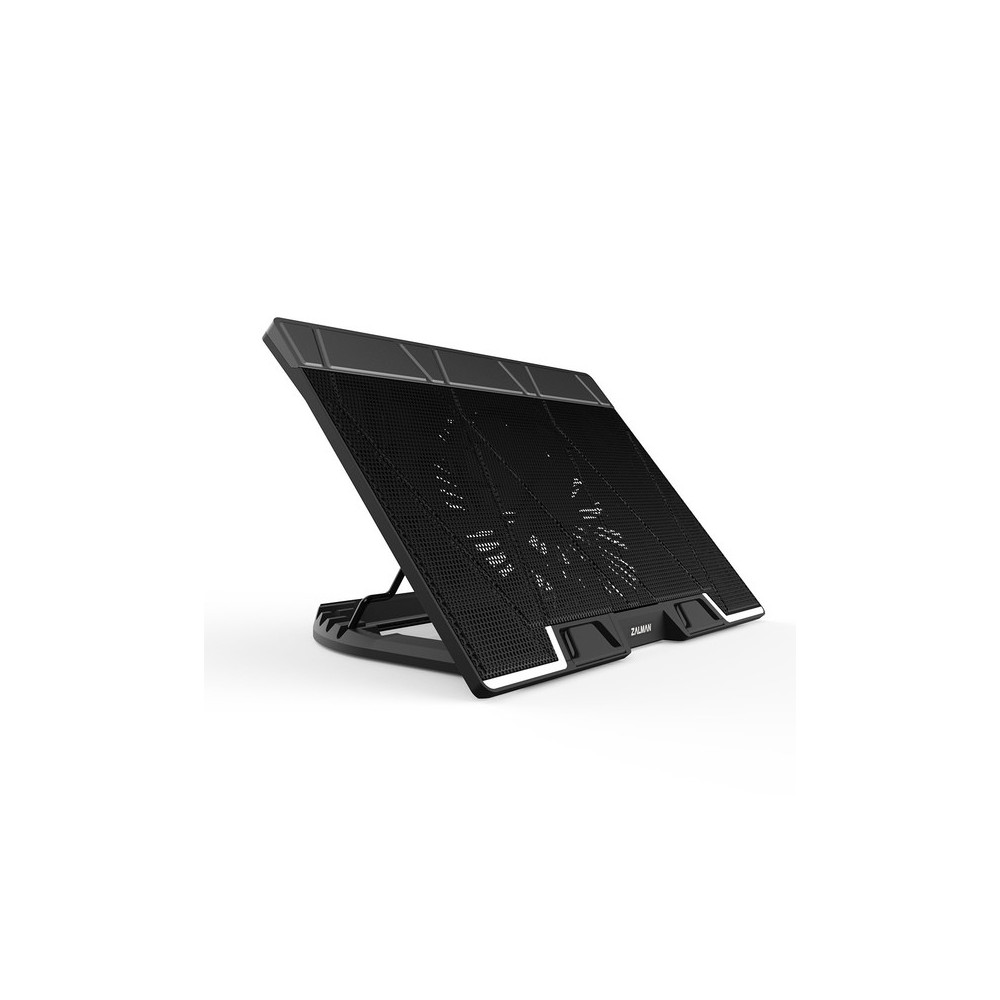 Support ventilé Zalman NS3000 17"max (Noir) - ZM-NS3000 (+ HUB USB & USB-C)  - 1FO