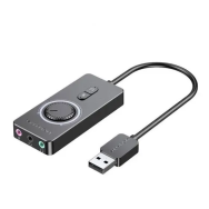 VENTION Carte Son Externe USB avec Contrôle Volume - UTO