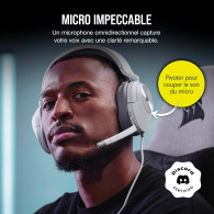 Corsair HS55 Stéréo (Blanc) - ZON