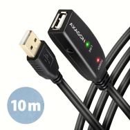 Rallonge USB 2.0 amplifiée Axagon ADR-210 M/F 10m - ADR-210 - 1FO