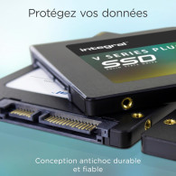 Disque SSD Integral V-Series Plus V2 256Go - S-ATA 2,5" - INSSD256GS625V2P - 1FO